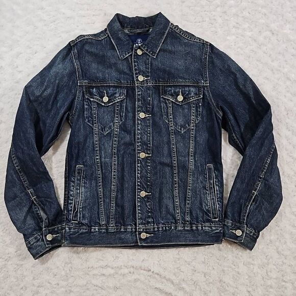 Denim Trucker Jean Jacket Old Navy Womens Size Small - Picture 1 of 8